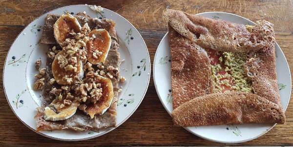 galettes chèvre et tapenade